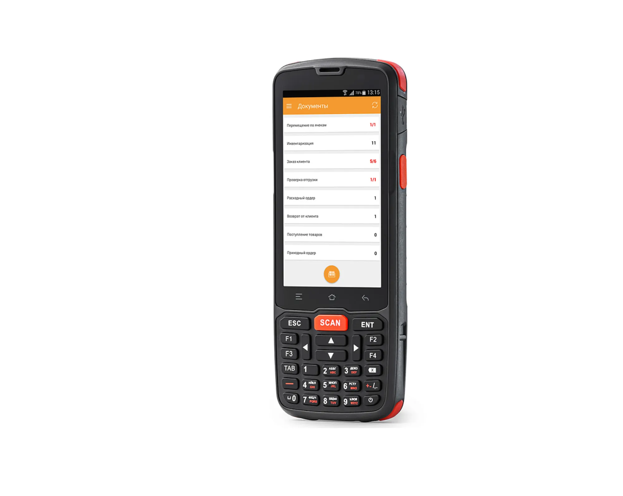 Мобильный терминал АТОЛ Smart.Slim базовый (4", Android 7.0, 1Gb/8Gb, 2D E3, Wi-Fi, BT, БП, 4000 mАh).DataMobile Стандарт Pro